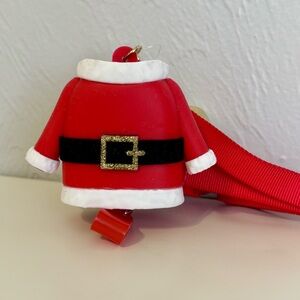 Bath & Body Works Santa Suit Pocketbac Sanitizer Holder Lanyard ID Badge Clip